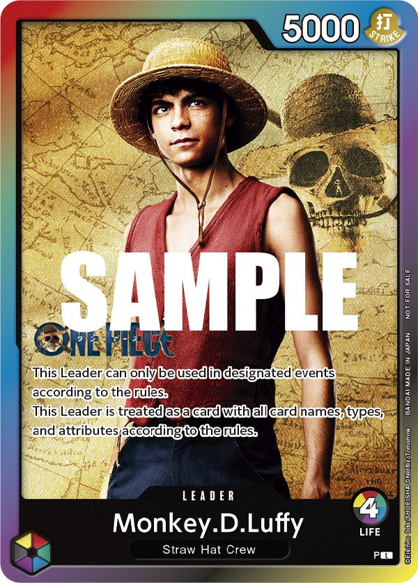 Monkey.D.Luffy (Leader Pack - Live Action) (Sealed Battle 2023 Vol. 1) [One Piece Promotion Cards] | Galactic Gamez
