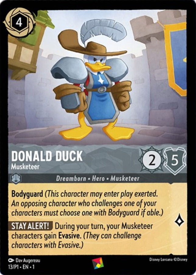 Donald Duck - Musketeer (13/P1) [Promo Cards] | Galactic Gamez