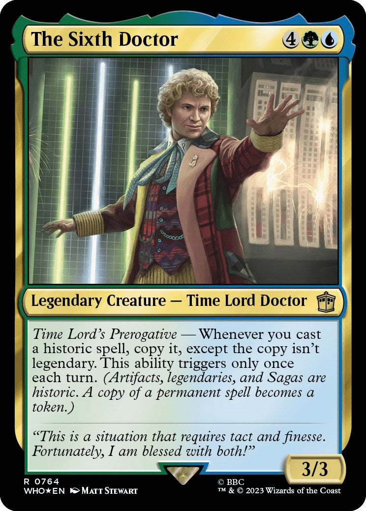 The Sixth Doctor (Surge Foil) [Doctor Who] | Galactic Gamez