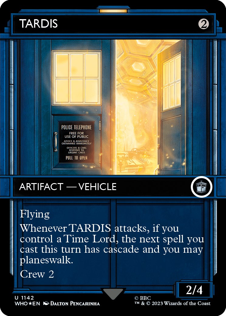 TARDIS (Showcase) (Surge Foil) [Doctor Who] | Galactic Gamez