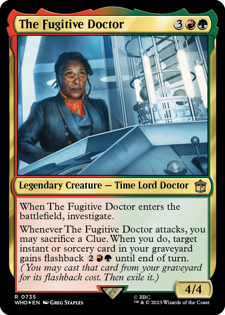 The Fugitive Doctor (Surge Foil) [Doctor Who] | Galactic Gamez