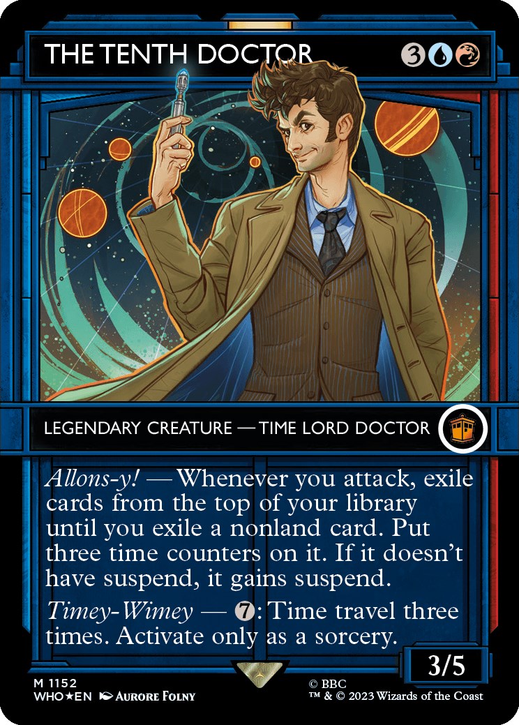 The Tenth Doctor (Showcase) (Surge Foil) [Doctor Who] | Galactic Gamez