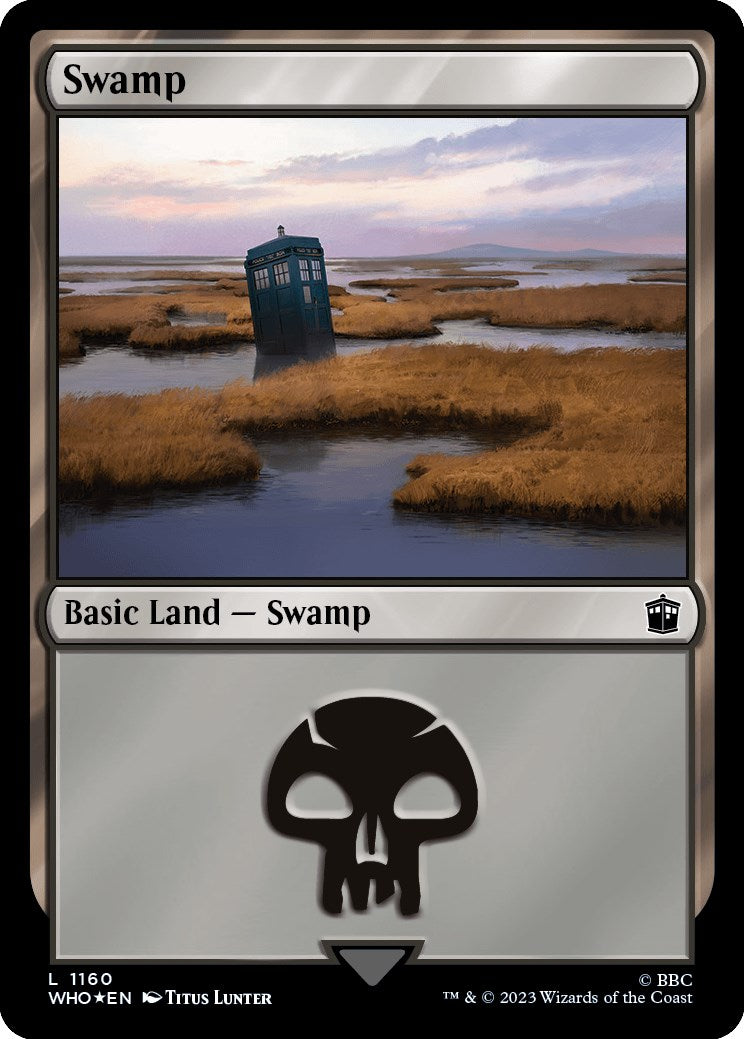 Swamp (1160) (Surge Foil) [Doctor Who] | Galactic Gamez