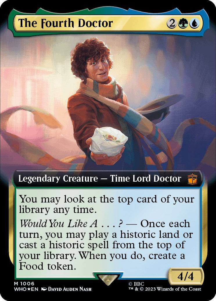 The Fourth Doctor (Extended Art) (Surge Foil) [Doctor Who] | Galactic Gamez