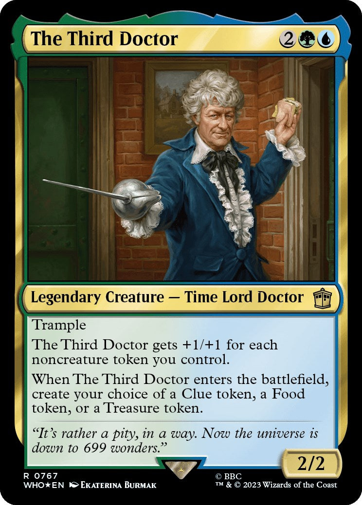 The Third Doctor (Surge Foil) [Doctor Who] | Galactic Gamez