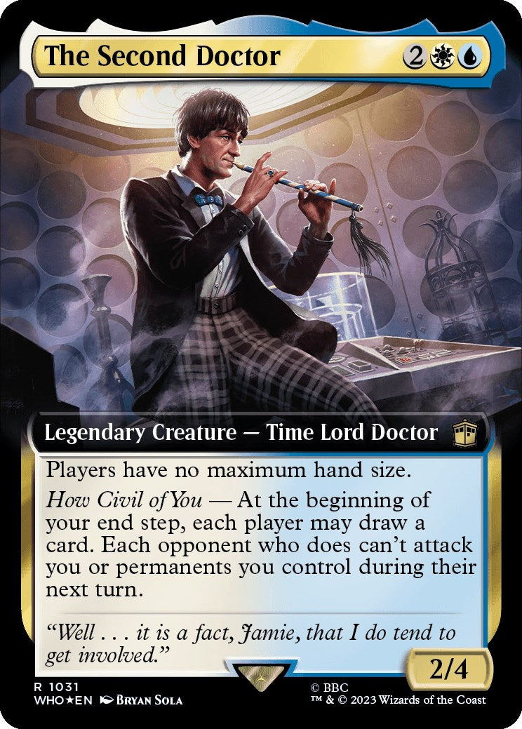 The Second Doctor (Extended Art) (Surge Foil) [Doctor Who] | Galactic Gamez