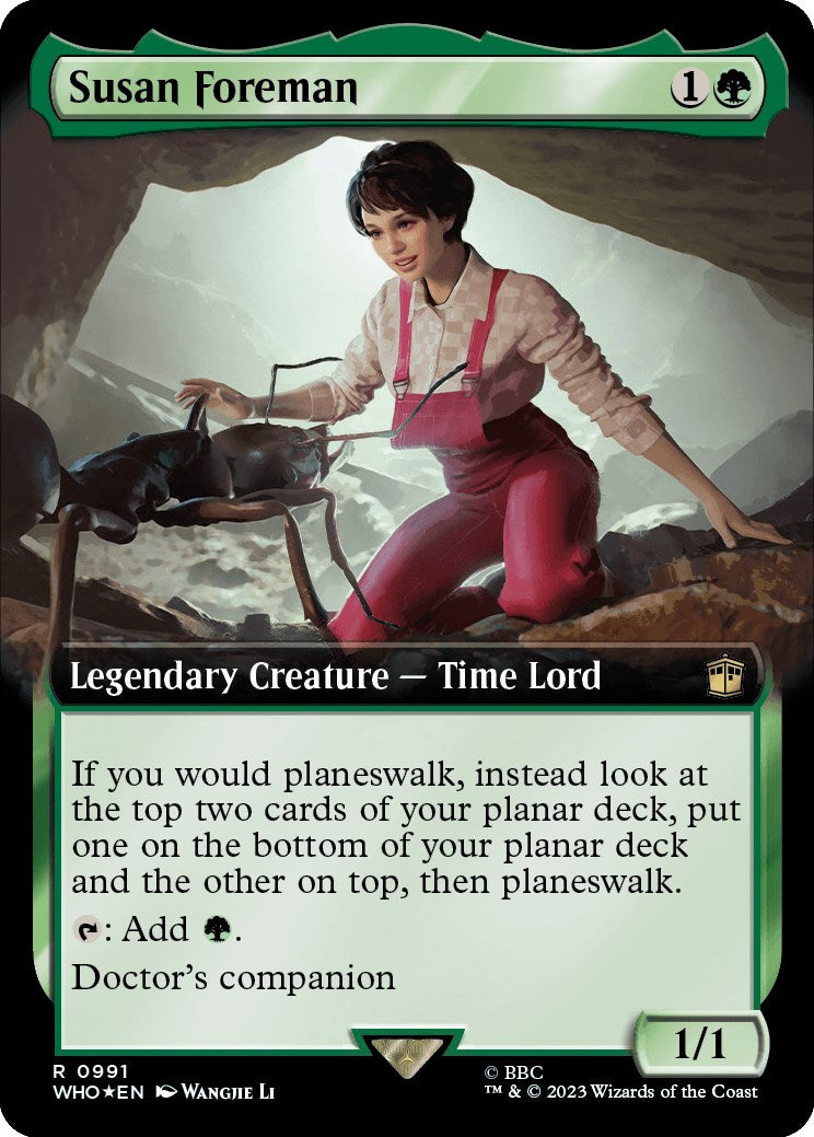 Susan Foreman (Extended Art) (Surge Foil) [Doctor Who] | Galactic Gamez