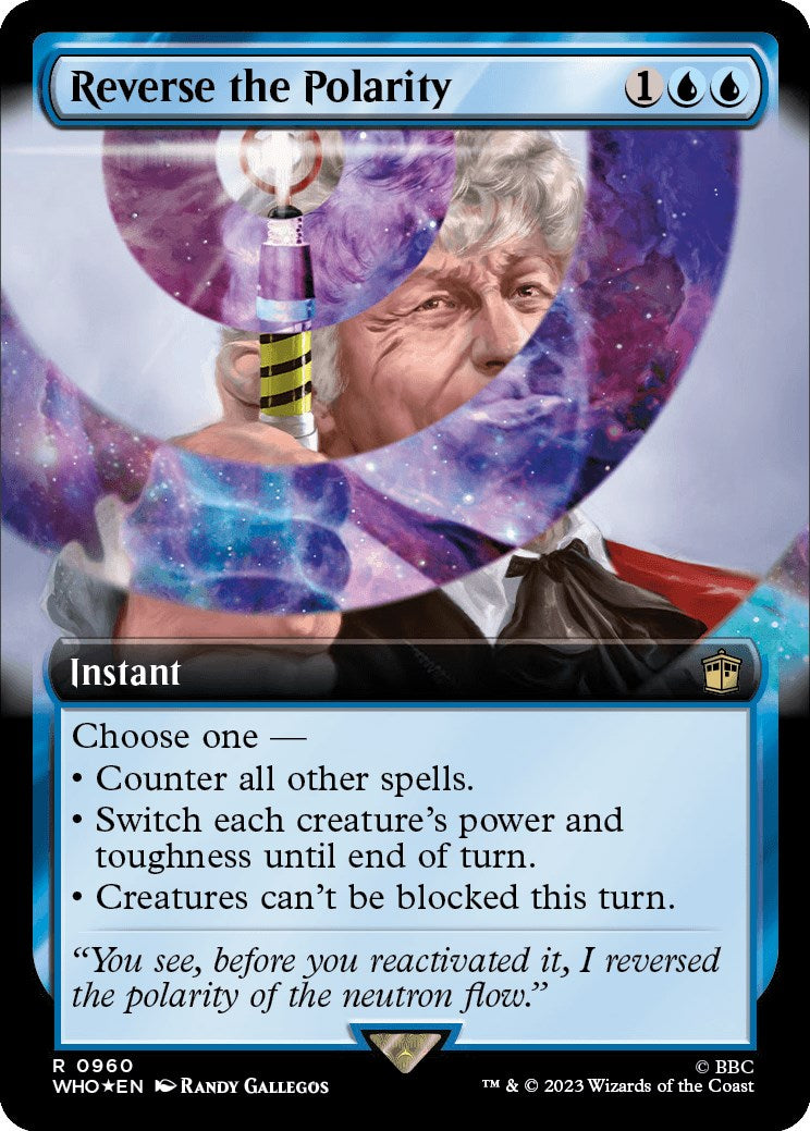 Reverse the Polarity (Extended Art) (Surge Foil) [Doctor Who] | Galactic Gamez