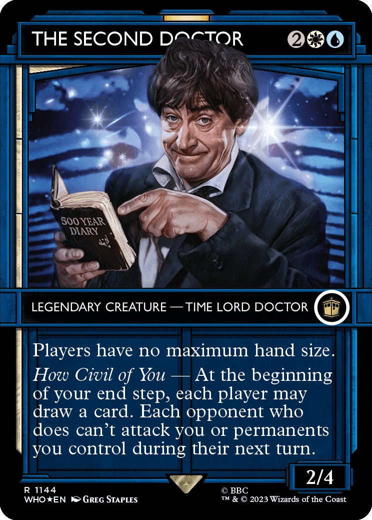 The Second Doctor (Showcase) (Surge Foil) [Doctor Who] | Galactic Gamez