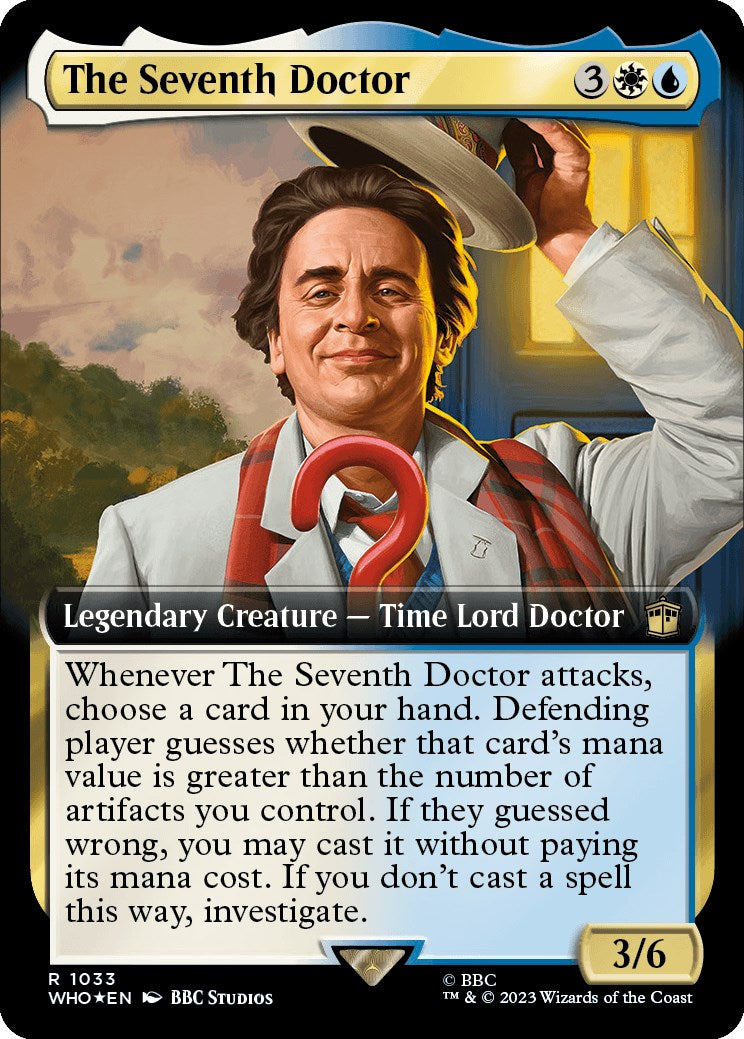 The Seventh Doctor (Extended Art) (Surge Foil) [Doctor Who] | Galactic Gamez