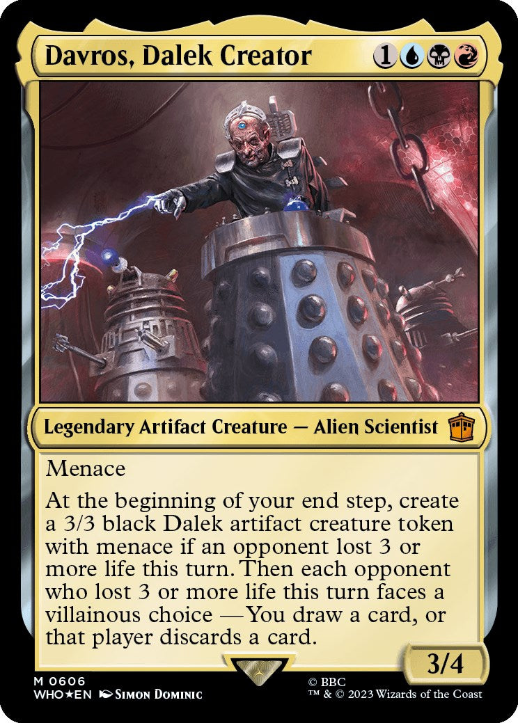 Davros, Dalek Creator (Surge Foil) [Doctor Who] | Galactic Gamez