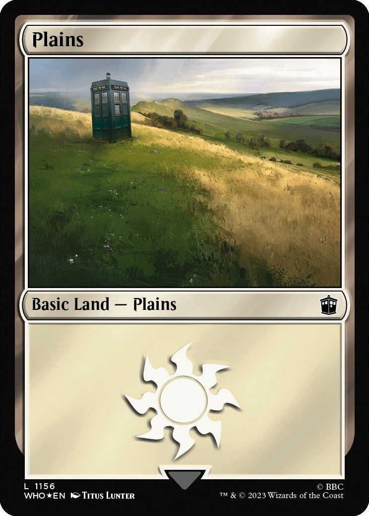 Plains (1156) (Surge Foil) [Doctor Who] | Galactic Gamez