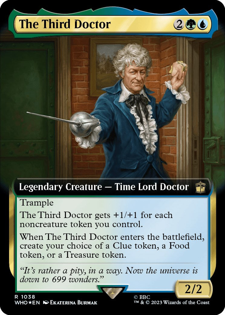 The Third Doctor (Extended Art) (Surge Foil) [Doctor Who] | Galactic Gamez