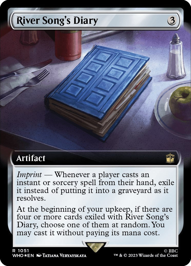 River Song's Diary (Extended Art) (Surge Foil) [Doctor Who] | Galactic Gamez