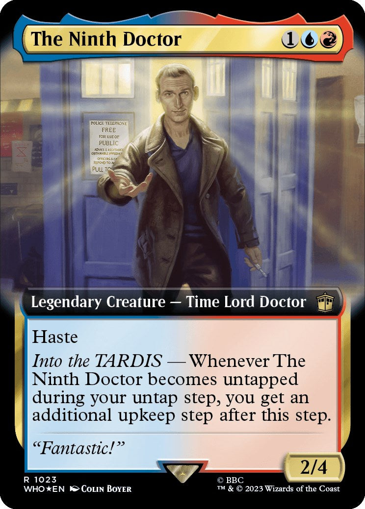 The Ninth Doctor (Extended Art) (Surge Foil) [Doctor Who] | Galactic Gamez