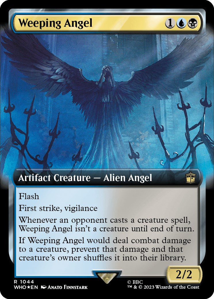 Weeping Angel (Extended Art) (Surge Foil) [Doctor Who] | Galactic Gamez