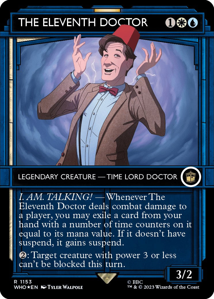 The Eleventh Doctor (Showcase) (Surge Foil) [Doctor Who] | Galactic Gamez