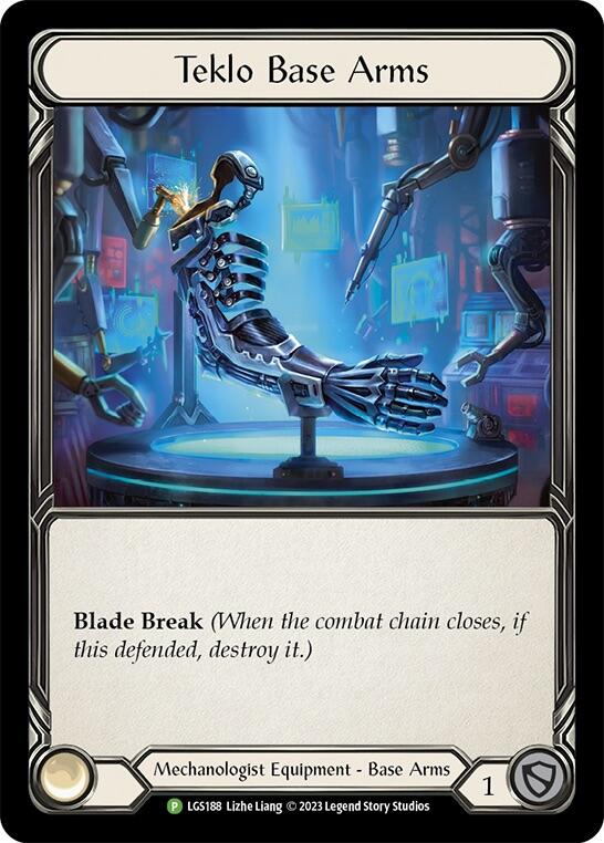 Teklo Base Arms [LGS188] (Promo)  Cold Foil | Galactic Gamez