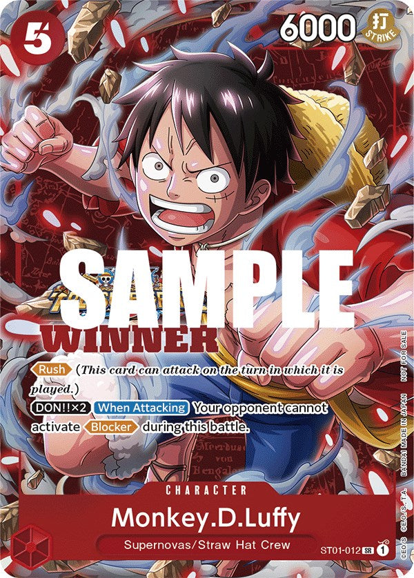 Monkey.D.Luffy (Winner Pack Vol. 5) [One Piece Promotion Cards] | Galactic Gamez