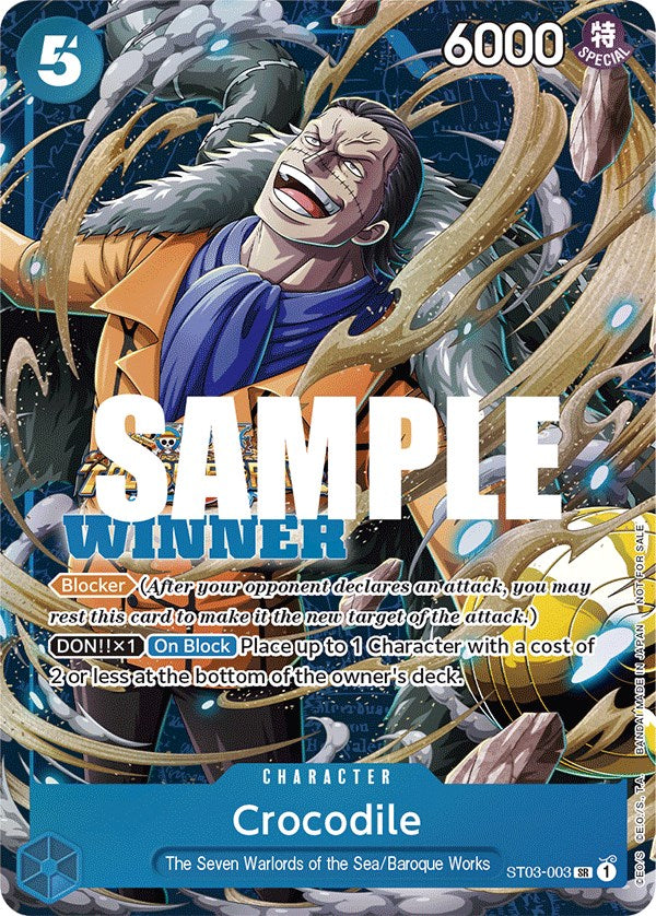 Crocodile (Winner Pack Vol. 5) [One Piece Promotion Cards] | Galactic Gamez