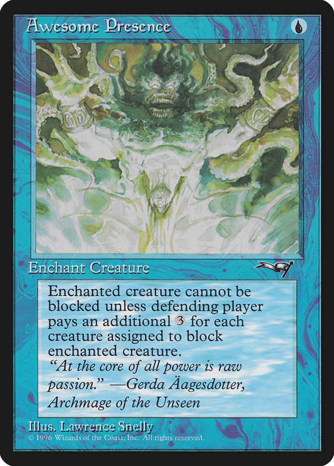 Awesome Presence (Creature Facing) [Alliances] | Galactic Gamez