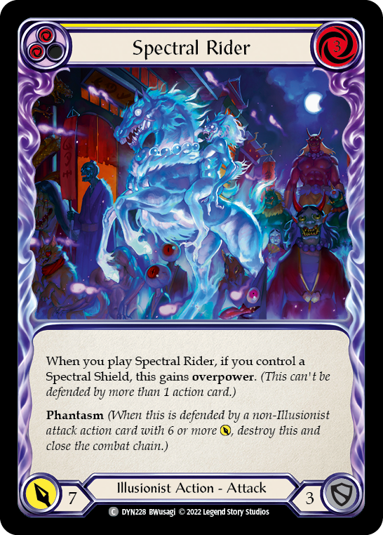 Spectral Rider (Yellow) [DYN228] (Dynasty) | Galactic Gamez