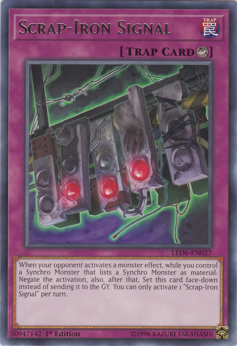 Scrap-Iron Signal [LED6-EN027] Rare | Galactic Gamez
