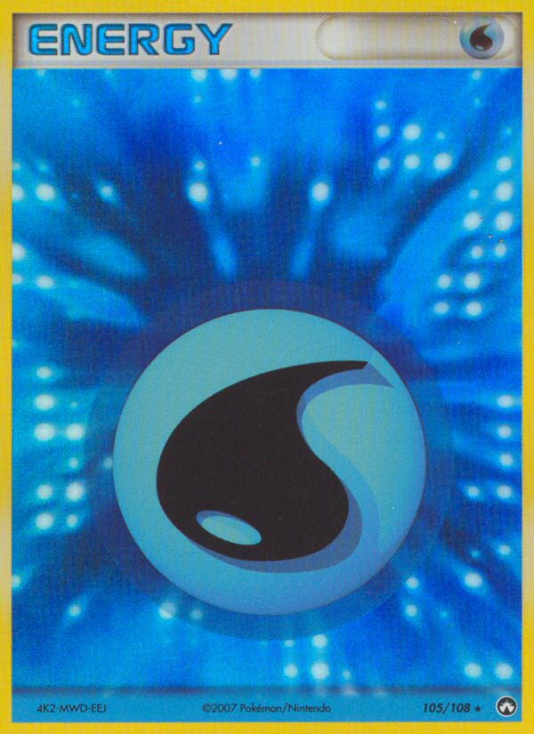Water Energy (105/108) [EX: Power Keepers] | Galactic Gamez