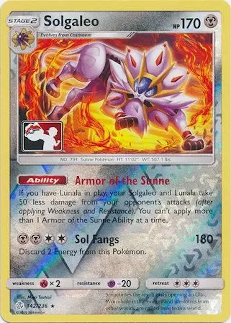 Solgaleo (142/236) [League & Championship Cards] | Galactic Gamez