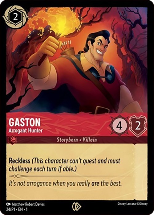 Gaston - Arrogant Hunter (24) [Promo Cards] | Galactic Gamez