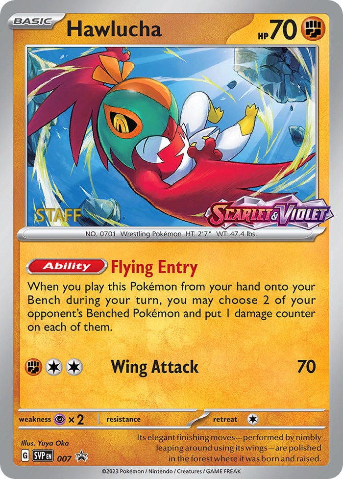 Hawlucha (007) [Staff] [Scarlet & Violet 151] | Galactic Gamez
