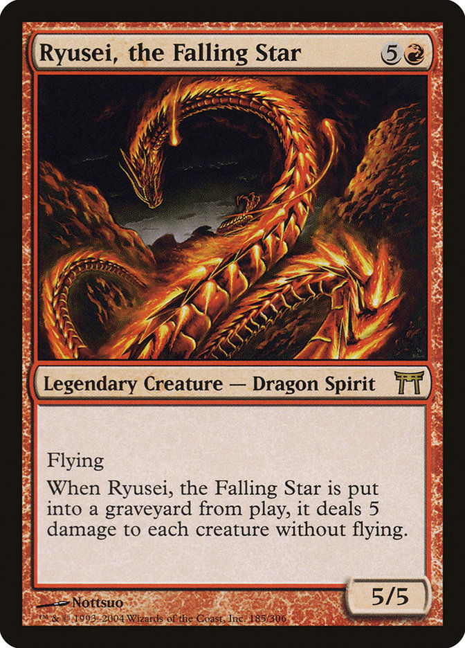 Ryusei, the Falling Star [Champions of Kamigawa] | Galactic Gamez