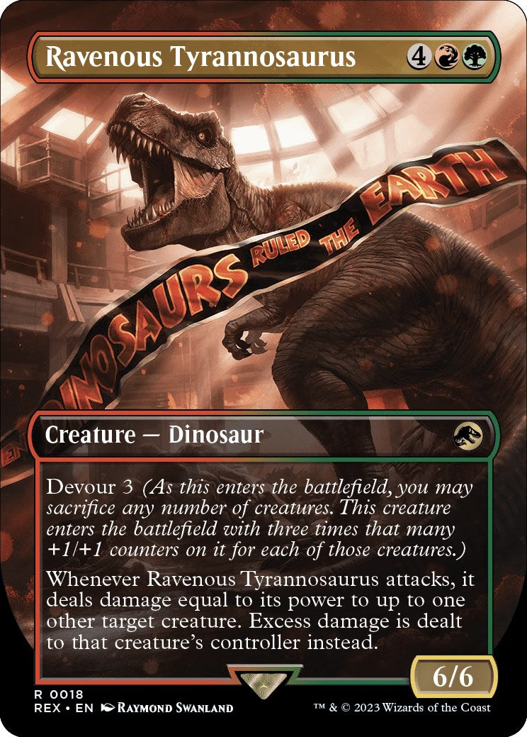 Ravenous Tyrannosaurus (Borderless) [Jurassic World Collection] | Galactic Gamez