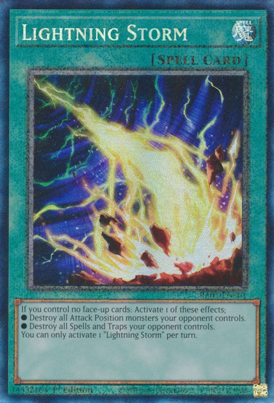 Lightning Storm [RA01-EN061] Prismatic Collector's Rare | Galactic Gamez