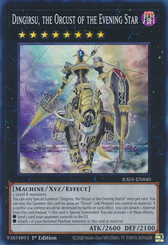 Dingirsu, the Orcust of the Evening Star [RA01-EN040] Super Rare | Galactic Gamez