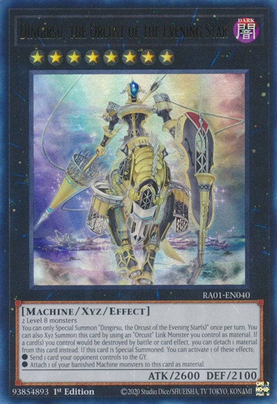 Dingirsu, the Orcust of the Evening Star [RA01-EN040] Ultra Rare | Galactic Gamez