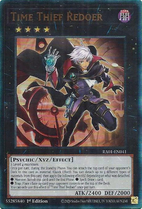 Time Thief Redoer [RA01-EN041] Prismatic Ultimate Rare | Galactic Gamez