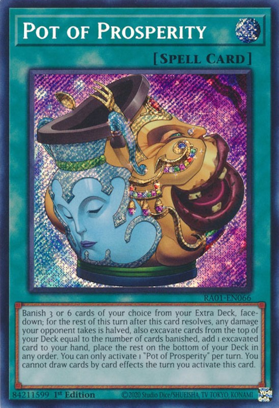 Pot of Prosperity [RA01-EN066] Secret Rare | Galactic Gamez