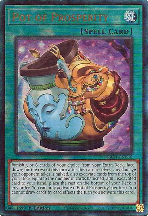 Pot of Prosperity [RA01-EN066] Prismatic Ultimate Rare | Galactic Gamez