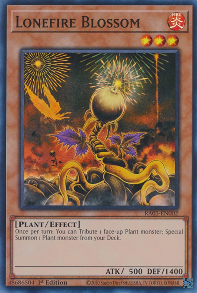 Lonefire Blossom [RA01-EN002] Super Rare | Galactic Gamez