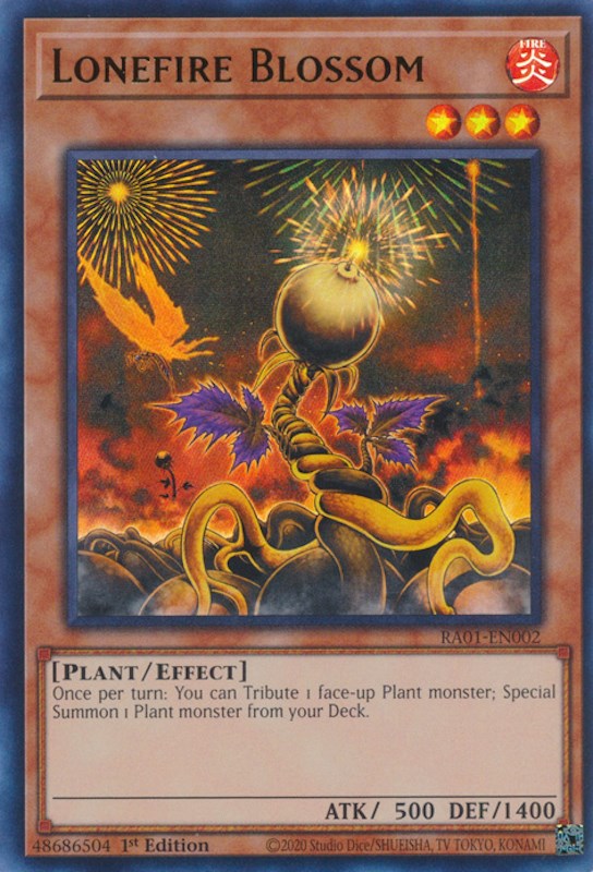 Lonefire Blossom [RA01-EN002] Ultra Rare | Galactic Gamez