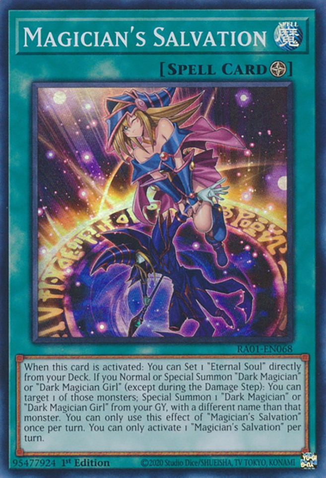 Magician's Salvation [RA01-EN068] Super Rare | Galactic Gamez