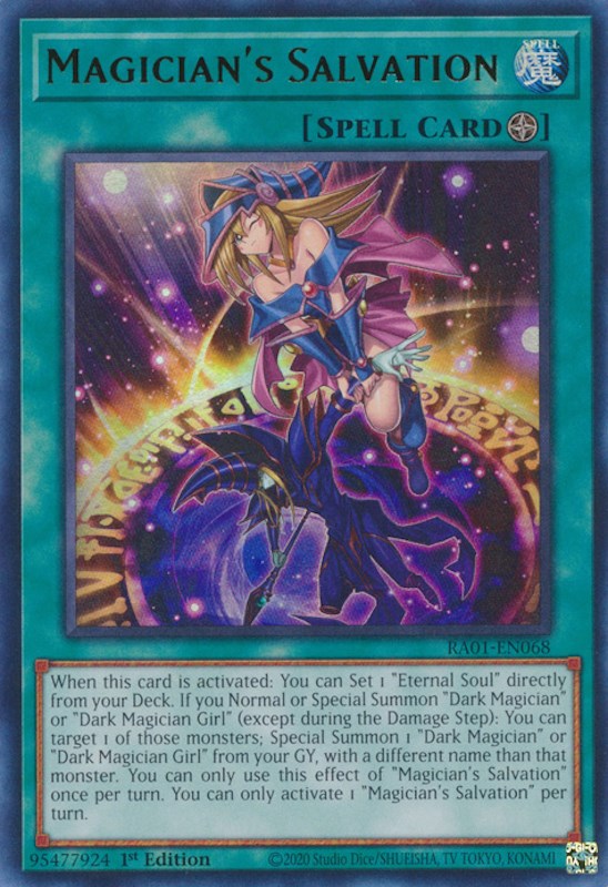 Magician's Salvation [RA01-EN068] Ultra Rare | Galactic Gamez