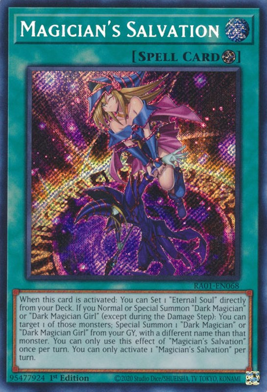 Magician's Salvation [RA01-EN068] Secret Rare | Galactic Gamez