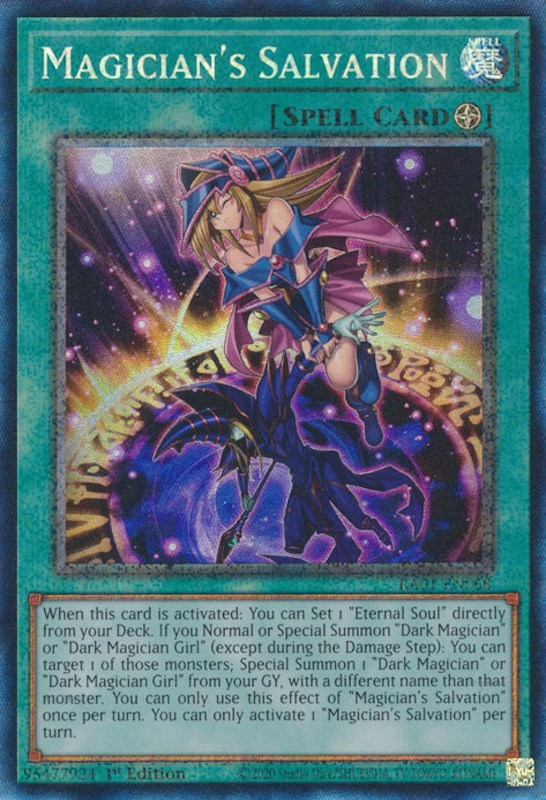 Magician's Salvation [RA01-EN068] Prismatic Collector's Rare | Galactic Gamez