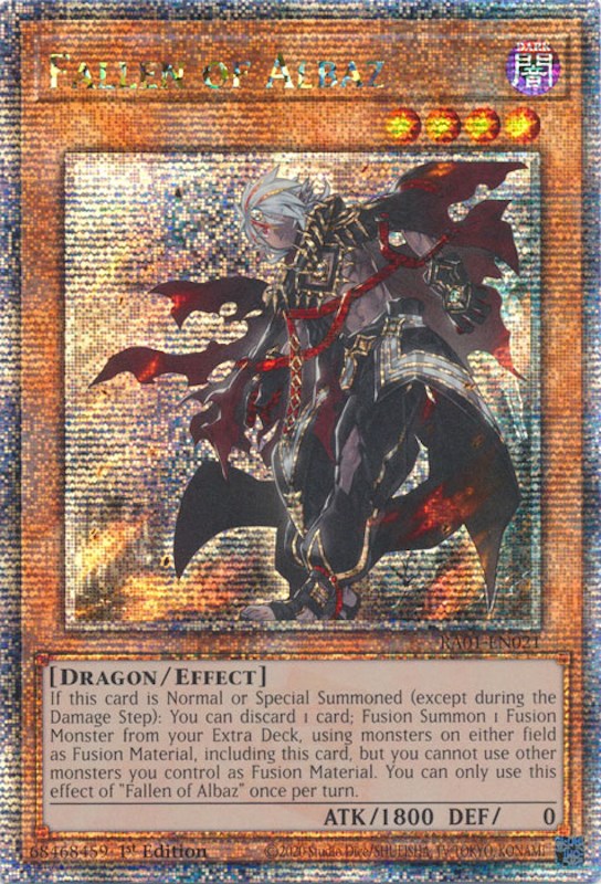Fallen of Albaz [RA01-EN021] Quarter Century Secret Rare | Galactic Gamez