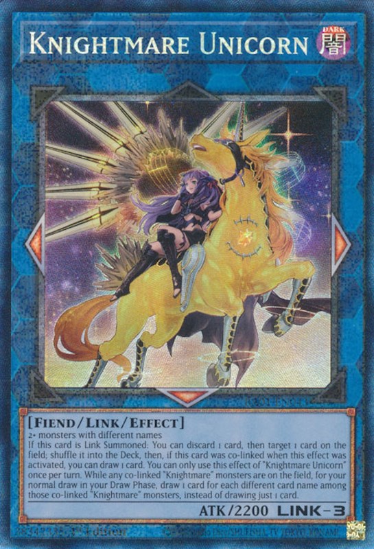 Knightmare Unicorn (Alternate Art) [RA01-EN043] Prismatic Collector's Rare | Galactic Gamez