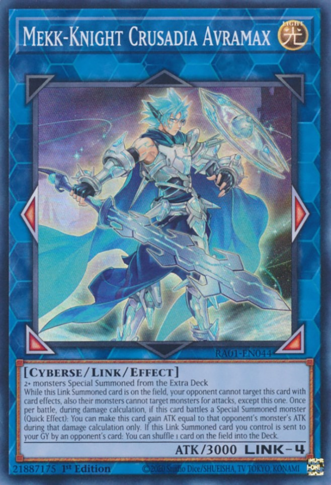 Mekk-Knight Crusadia Avramax [RA01-EN044] Super Rare | Galactic Gamez