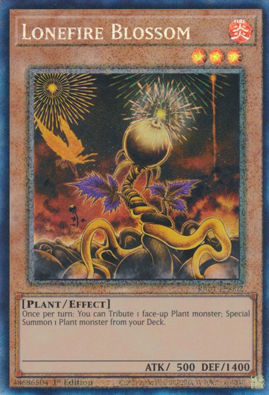 Lonefire Blossom [RA01-EN002] Prismatic Collector's Rare | Galactic Gamez