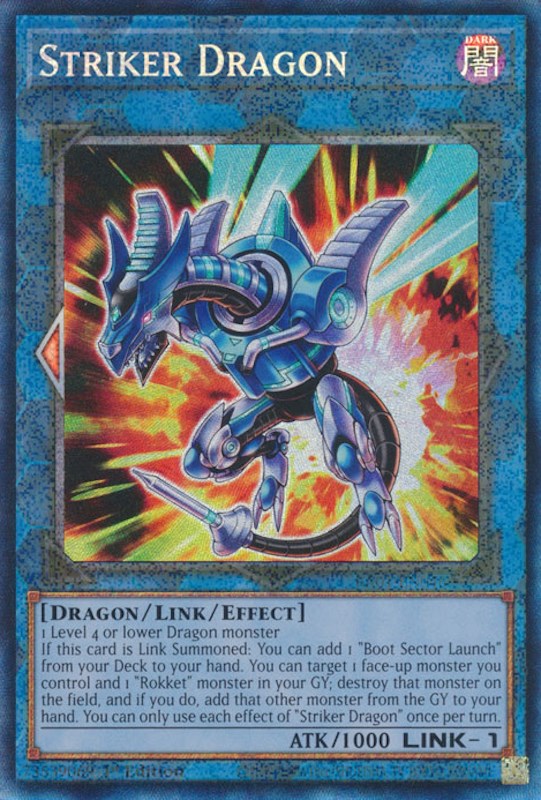 Striker Dragon [RA01-EN046] Prismatic Collector's Rare | Galactic Gamez